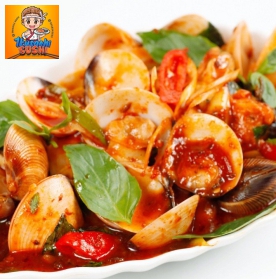 Nghêu Trộn Sốt Thái