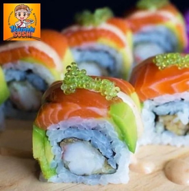 Cuộn Tôm Tempura & Cá Hồi 