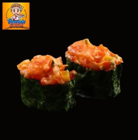 GUNKAN CÁ HỒI SỐT CAY