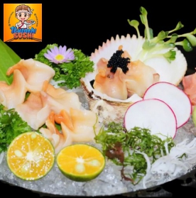 Sashimi Sò Lông Nhung 