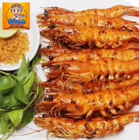 Tôm Nướng Muối Ớt