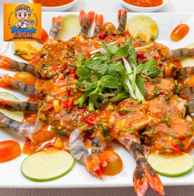 Tôm Trộn Sốt Thái