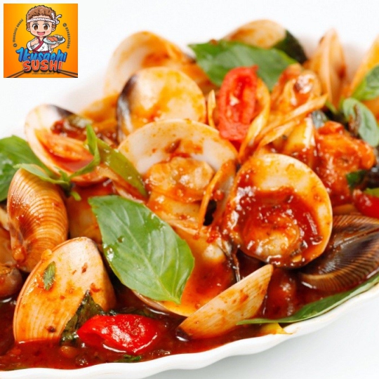 Nghêu Trộn Sốt Thái