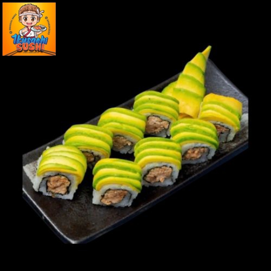  Cuộn Cá Hấp Phủ Bơ