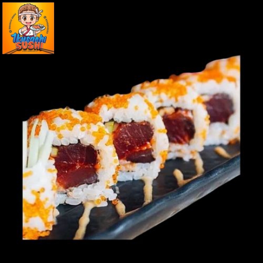 Cuộn Cá Ngừ &Trứng Cá Chuồn Sốt Spicy 