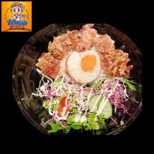 Cơm Gà Chiên Sốt Phomai Cay