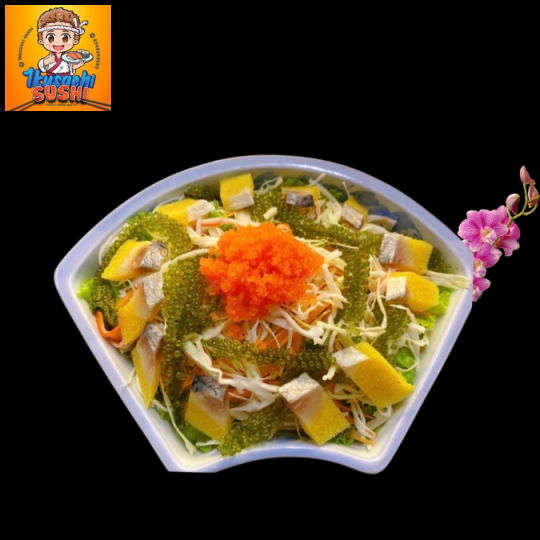 SALAD CÁ TRÍCH ÉP TRỨNG