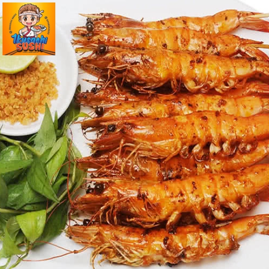 Tôm Nướng Muối Ớt